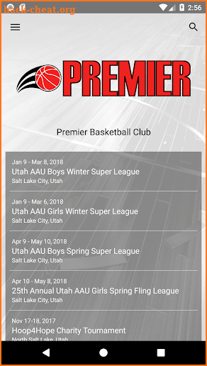 Premier Basketball Club screenshot