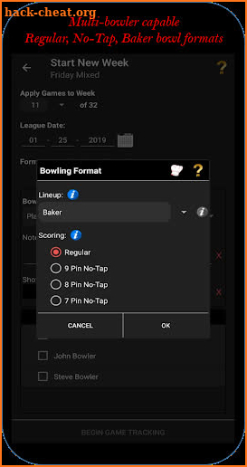 Premier Bowling Scorekeeper (BDSS!) Free Trial screenshot
