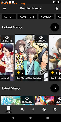 Premier Manga screenshot