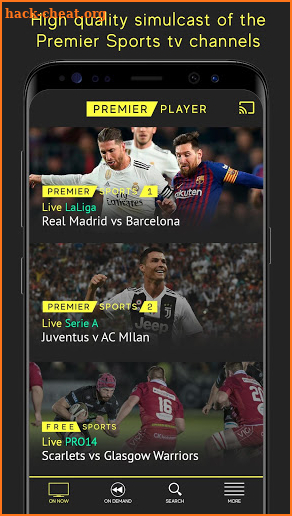 Premier Sports Player screenshot