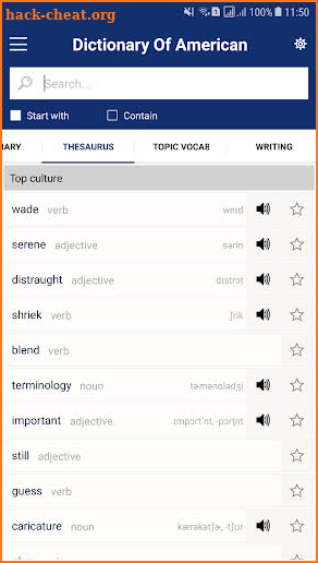 Premium Dictionary Of American English screenshot