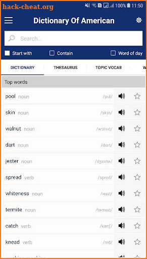 Premium Dictionary Of American English screenshot