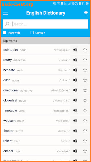 Premium English Dictionary screenshot