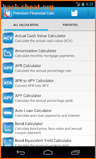 Premium Financial Calculators screenshot
