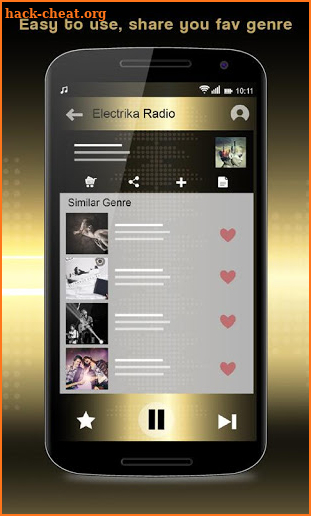 Premium Pandra Music Radio Playlist Guidelines screenshot