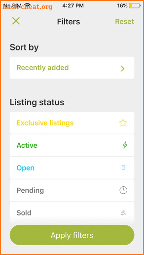 Premium Properties Home Search screenshot