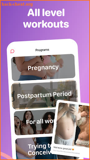 Prenatal & Postpartum Workout screenshot