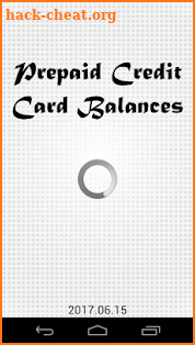 Prepaid Credit Card Balances screenshot
