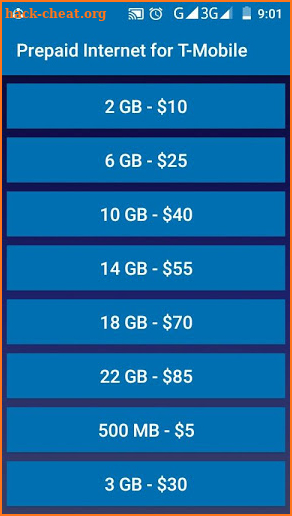 Prepaid Internet for T-Mobile screenshot
