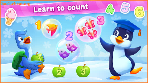 Preschool educational games for kids with Pengui screenshot