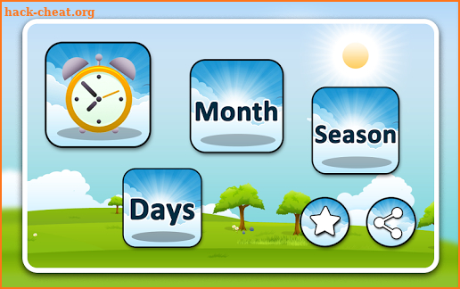 Preschool Learn : Kids Clock, Days, Months, Season screenshot