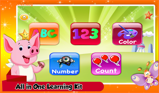 PreSchool Learning English ABC,Colors & Numbers screenshot
