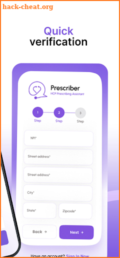 Prescriber screenshot