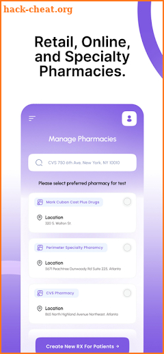 Prescriber screenshot
