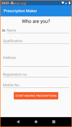 Prescription Maker screenshot