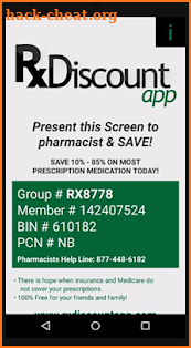 Prescription Rx Discount Card App screenshot