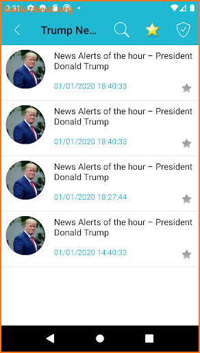 President Trump News Alerts screenshot
