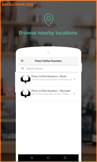 Press Coffee Roasters screenshot