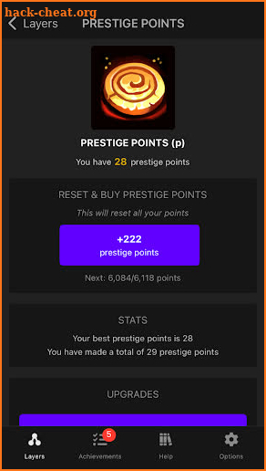 Prestige Tree: Mobile screenshot