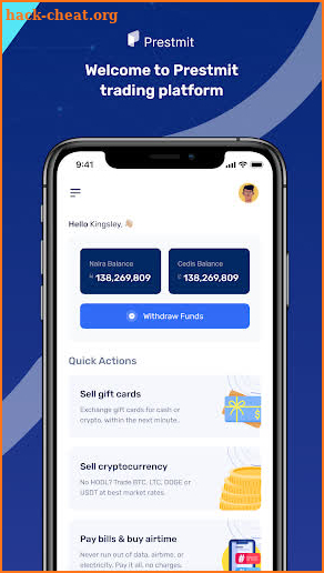 Prestmit: Gift Cards & Crypto screenshot