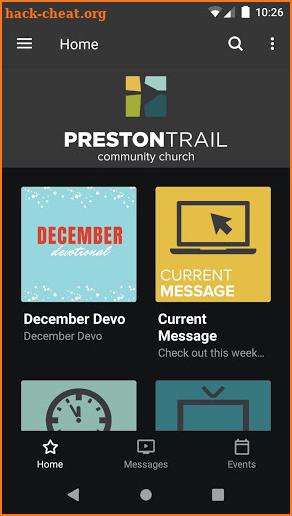 Preston Trail Community Church screenshot