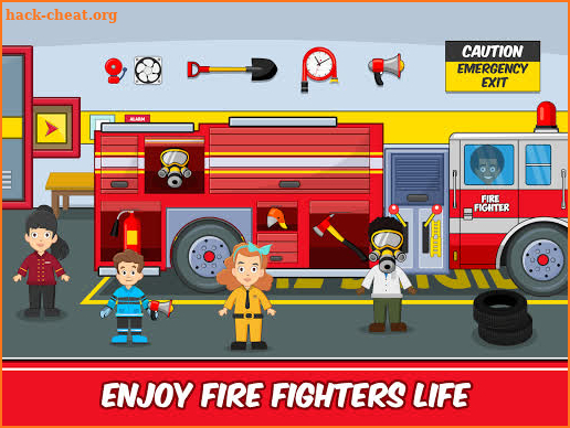 Pretend my Fire Station: Town Firefighter Life screenshot