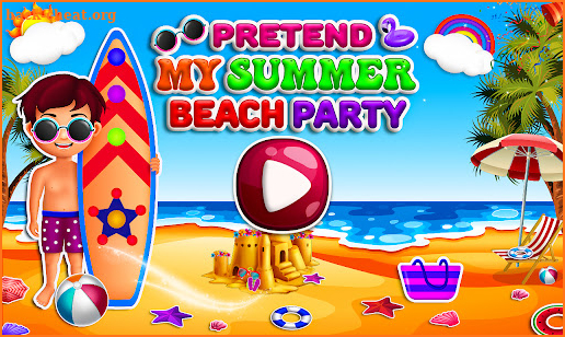 Pretend My Summer Beach Party screenshot