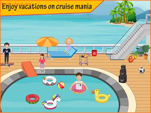Pretend Play Cruise Trip: Town Fun Vacation Life screenshot