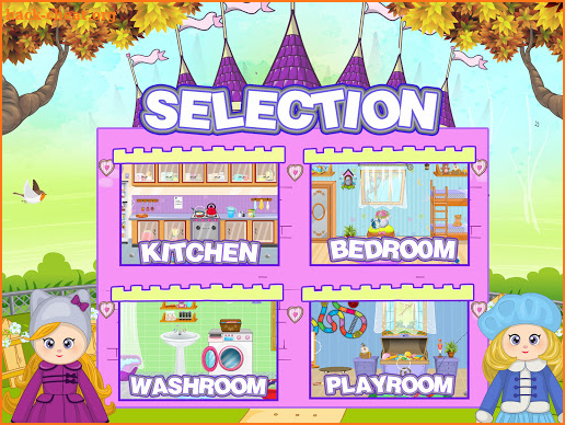 Pretend Play Doll House: Town Family Mansion Fun screenshot