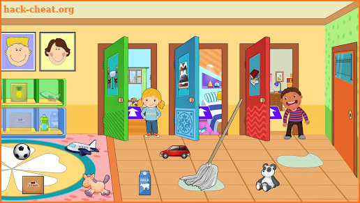 Pretend Play Home Repair: Doll House Cleaning screenshot