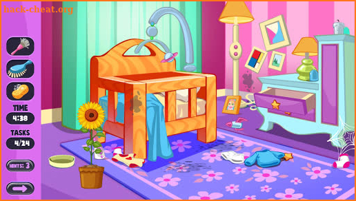 Pretend play little girl games - Cleaning Games screenshot
