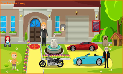 Pretend Play My Millionaire Family Villa Kids Game screenshot