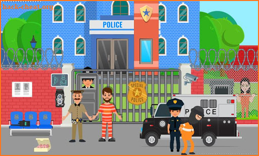 Pretend Play Police Officer Prison Escape Sim screenshot
