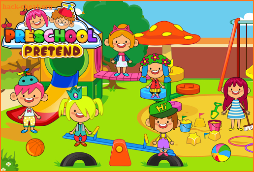 Pretend Preschool - Kids School Learning Games screenshot