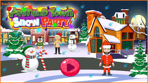 Pretend Town Snow Party screenshot