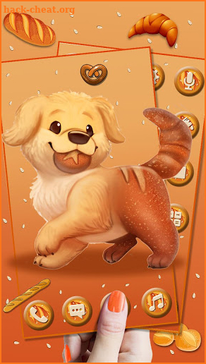 Pretty Bread Doggy Themes Live Wallpapers screenshot