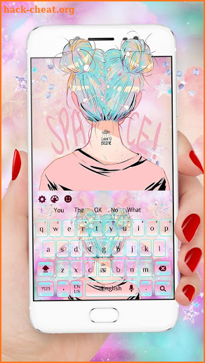 Pretty Girl keyboard screenshot