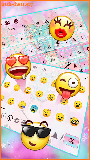 Pretty Girl keyboard screenshot