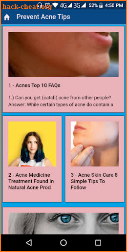 Prevent Acne Tips screenshot