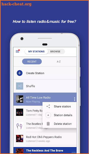 Preview and Review Radio Station Mobile screenshot
