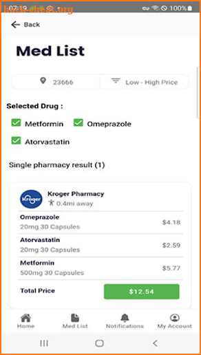 Price My Meds screenshot