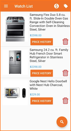 Price Watch for Home Depot screenshot