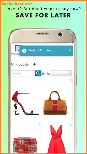 PriceGrab - Product Bookmarking and Price Tracker screenshot
