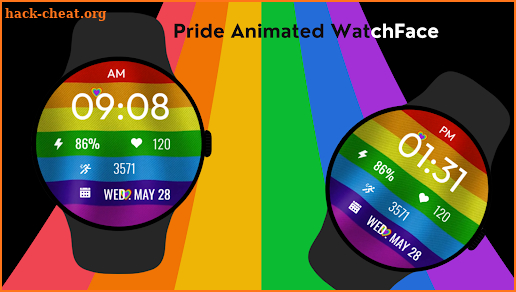 Pride Animated Watch Face screenshot