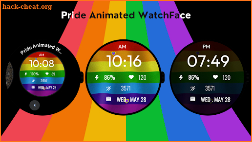 Pride Animated Watch Face screenshot
