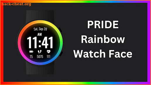 PRIDE Rainbow Watch Face screenshot