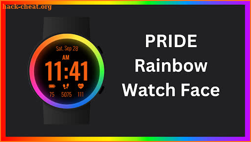 PRIDE Rainbow Watch Face screenshot