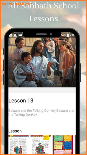 Primary Sabbath School Lesson screenshot