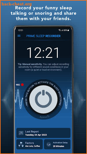 Prime Sleep Recorder screenshot