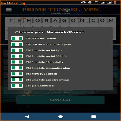 Prime Tunnel VPN - Free SSH/HTTP/SSL VPN screenshot